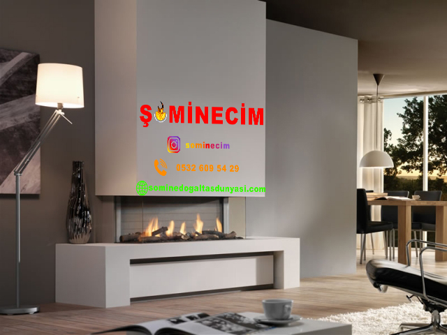 Üç Tarafı Açık Şömine Model 15