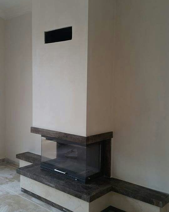 Üç Tarafı Açık Şömine Model 4